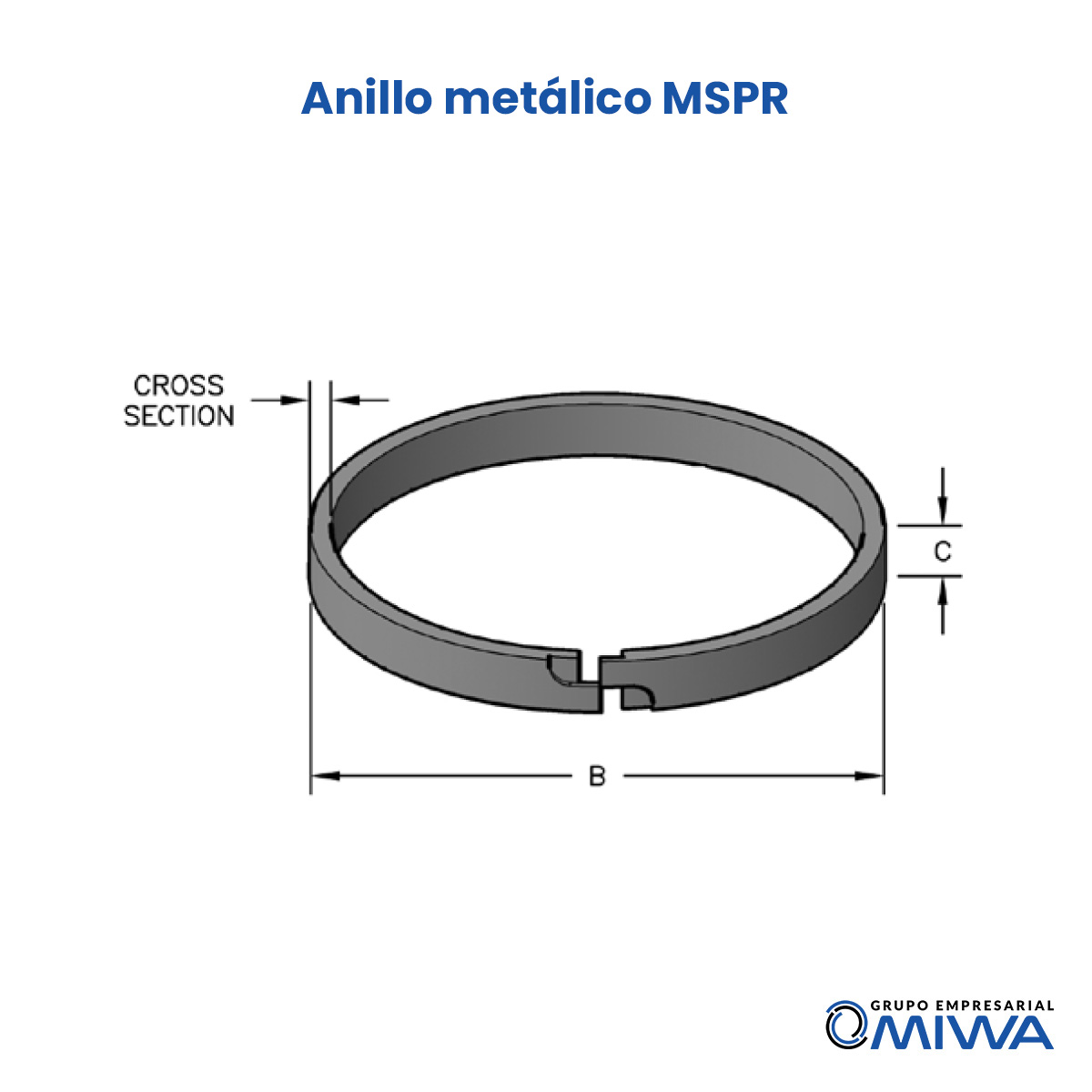 Anillo metálico MSPR 5