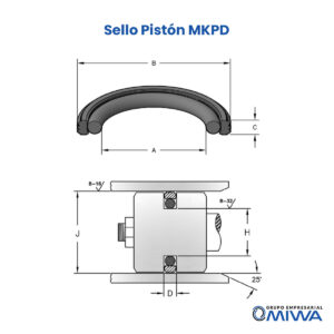 Sello Pistón MKPD - Imagen 5