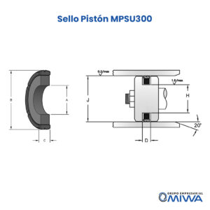 Sello Pistón MPSU300 - Imagen 5